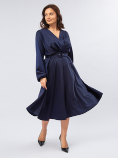 Платье женское BrandStoff BS20126 синее 46 RU