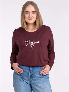 Лонгслив женский Апрель 594жен001РП бордовый 108/164