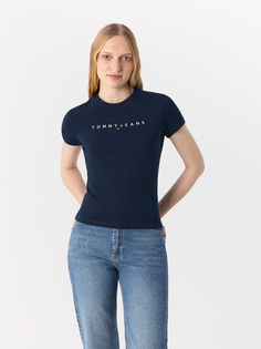 Футболка женская Tommy Jeans DW0DW17361 синяя L