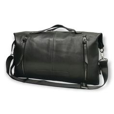 Дорожная сумка унисекс PouchMan 2342 черная 43х13х26 см