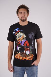 Футболка унисекс Русская Сувенирная Компания McDuck черная M