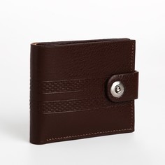 Портмоне мужское Style-16 коричневое No Brand