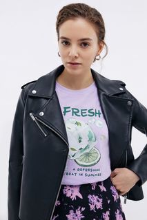 Футболка женская Baon B2324067 фиолетовая 2XL