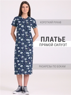 Платье женское Апрель 930жен804нР синее 100/164