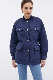 Куртка женская Baon B0324015 голубая 2XL