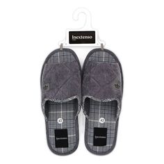 Тапочки мужские InExtenso с открытым носом р 42 в ассортименте (цвет по наличию)