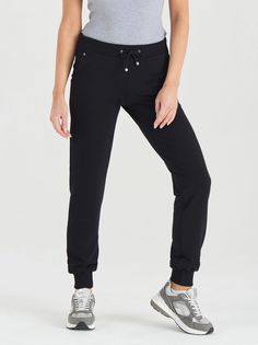 Спортивные брюки женские LAINA LAINA-708 черные 46 RU