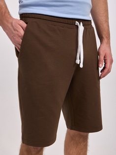 Трикотажные шорты мужские Jonquil 107Ш08-0067 коричневые 3XL