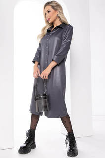 Платье женское LT Collection Елизавета серое 48 RU