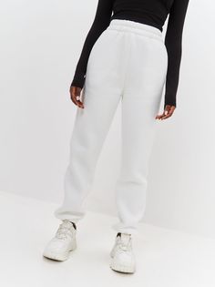 Спортивные брюки женские SUN&MOON БЖН-С0001 белые XL