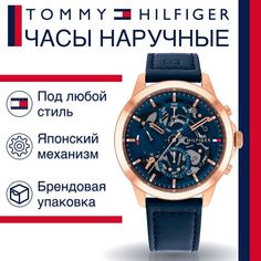 Наручные часы унисекс Tommy Hilfiger 1710475 синие