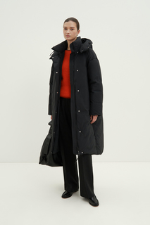 Пуховик-пальто женский Finn Flare FAD11069 черный XL