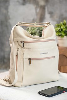 Сумка женская ExoBags KN47, молочный