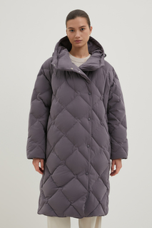 Пуховик-пальто женский Finn-Flare FWD11022 серый XL