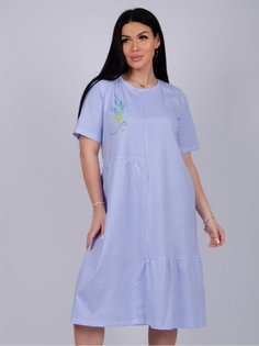 Платье женское Ромашка+ 5963 голубое 60 RU