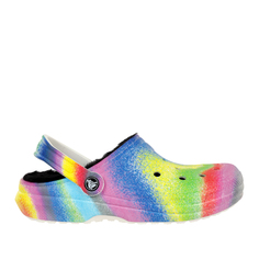 Шлепанцы женские Crocs Classic Lined Spray Dye Clog разноцветные 39 EU