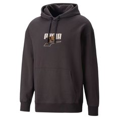 Худи мужское PUMA DOWNTOWN Graphic Hoodie черное M