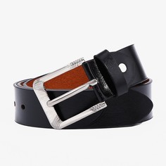 Ремень мужской Даниэль черный, 120 см No Brand