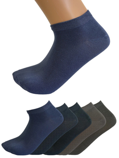 Комплект носков мужских Шугуан А983 серый; синий 42-43, 5 пар