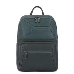 Рюкзак мужской Piquadro зеленый, 37х24х12 см