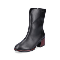 Полусапоги женские Rieker 79352-00 черные 39 RU