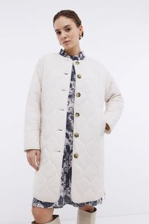 Пальто женское Baon B0524004 бежевое XL