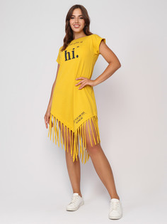 Платье женское Fashion Margo П 074 желтое 50 RU