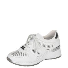 Кроссовки женские Rieker N4347/80 белые 42 RU