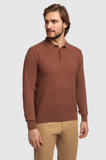 Пуловер мужской Kanzler 4S-671WT-0418-22 коричневый 2XL