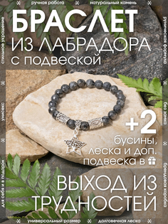 Браслет из бижутерного сплава р.15-24 X-Rune РБПЛ, лабрадор