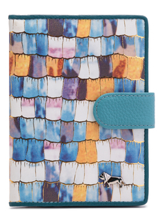 Обложка для паспорта женская Labbra L133-1012-2 голубая