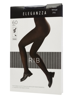 Колготки женские Eleganzza RIB черные S