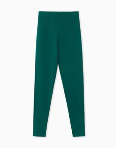Спортивные леггинсы женские Gloria Jeans GRT000422 зеленые S/170 (40-42)