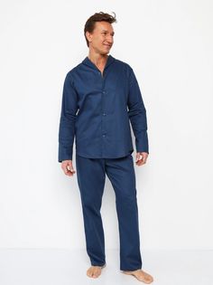 Пижама мужская Малиновые Сны SHON синяя 52 RU