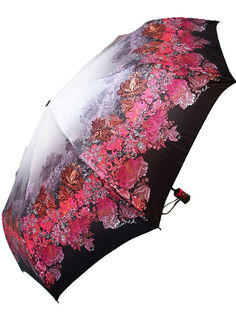 Зонт женский Popular Umbrella 1294 красный/коричневый