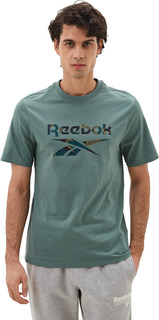 Футболка мужская Reebok RI MOTION AOP T-SHIRT зеленая 2XL