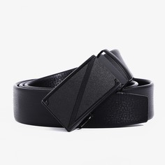 Ремень мужской Марк черный, 120 см No Brand