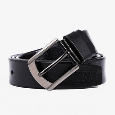 Ремень мужской Топ-02 черный, 120 см No Brand