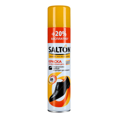 Краска Salton для обновления цвета гладкой кожи черная 300 мл