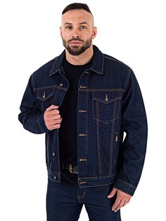 Джинсовая куртка мужская Montana 12065 синяя 5XL