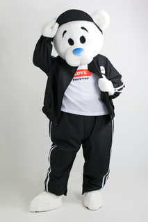 Ростовая кукла унисекс Медведь Mascot Costume ВиБ2 белая 44-52 RU