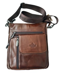 Сумка мужская ZINIMSK ZM02, коричневый