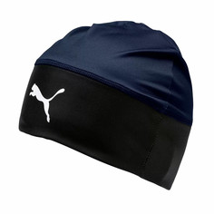 Шапка мужская PUMA LIGA Beanie 02235505, черно-синяя