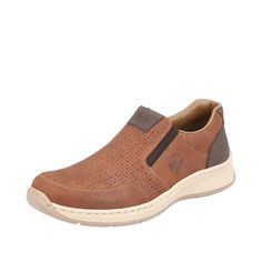 Полуботинки мужские Rieker 14353/24 коричневые 46 RU