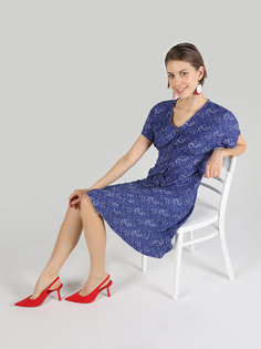Платье женское COLINS CL1063230_Q1.V1 голубое S
