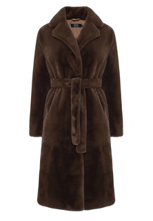 Шуба женская Sas Womanswear Русская зима коричневая M