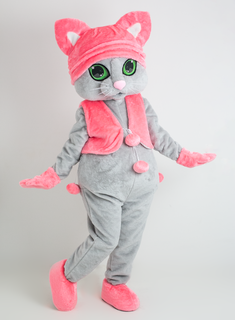 Ростовая кукла унисекс Кот Mascot Costume Котен1 серая 44-50 RU