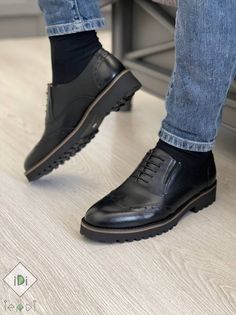 Туфли мужские IERDI IE241 черные 44 RU