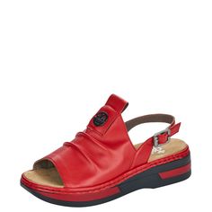 Босоножки женские Rieker V59Y3/33 красные 40 RU