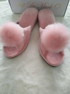 Тапочки женские Sofi de Marko Т№12-Пп9 розовые 36-37 RU